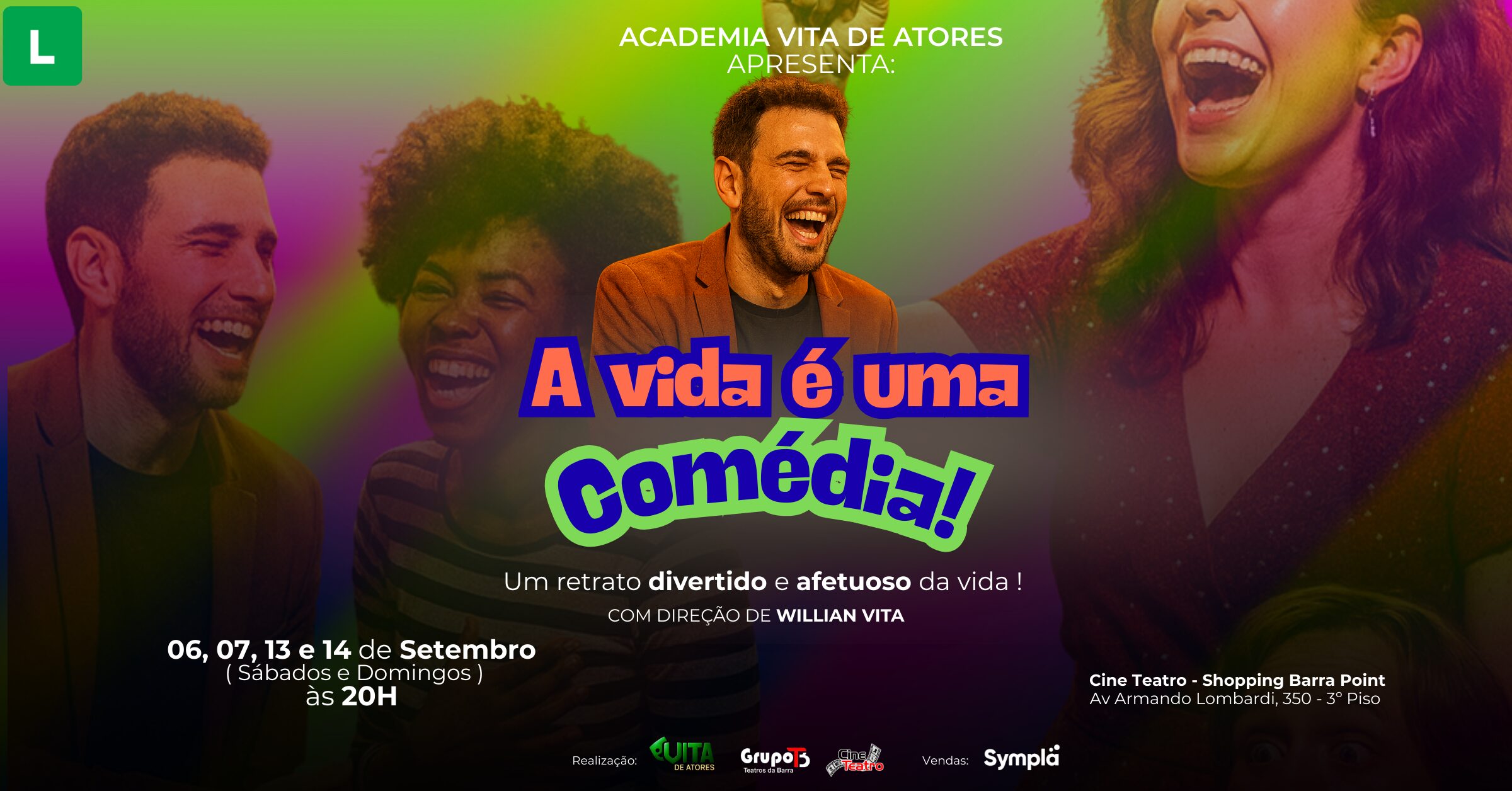 A VIDA É UMA COMÉDIA - 1200 x 628 px